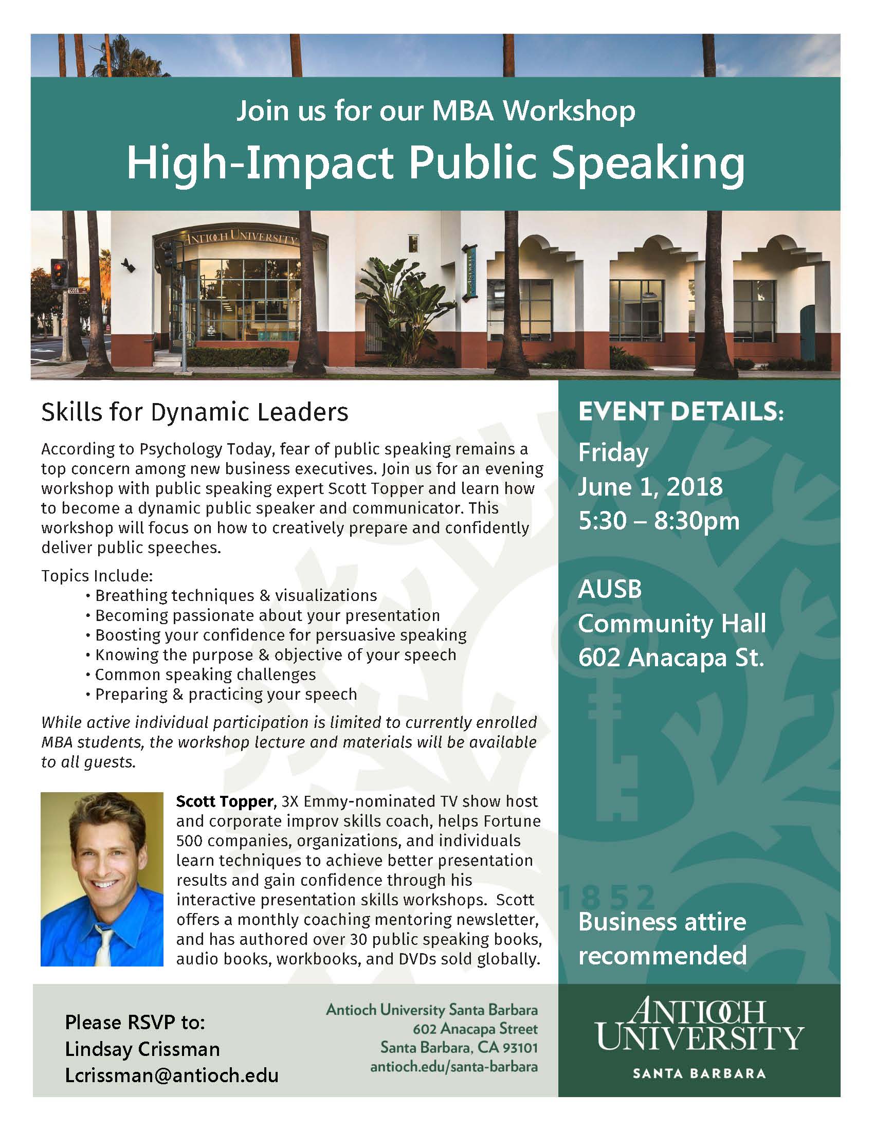 6.1.2018 Workshop Flyer