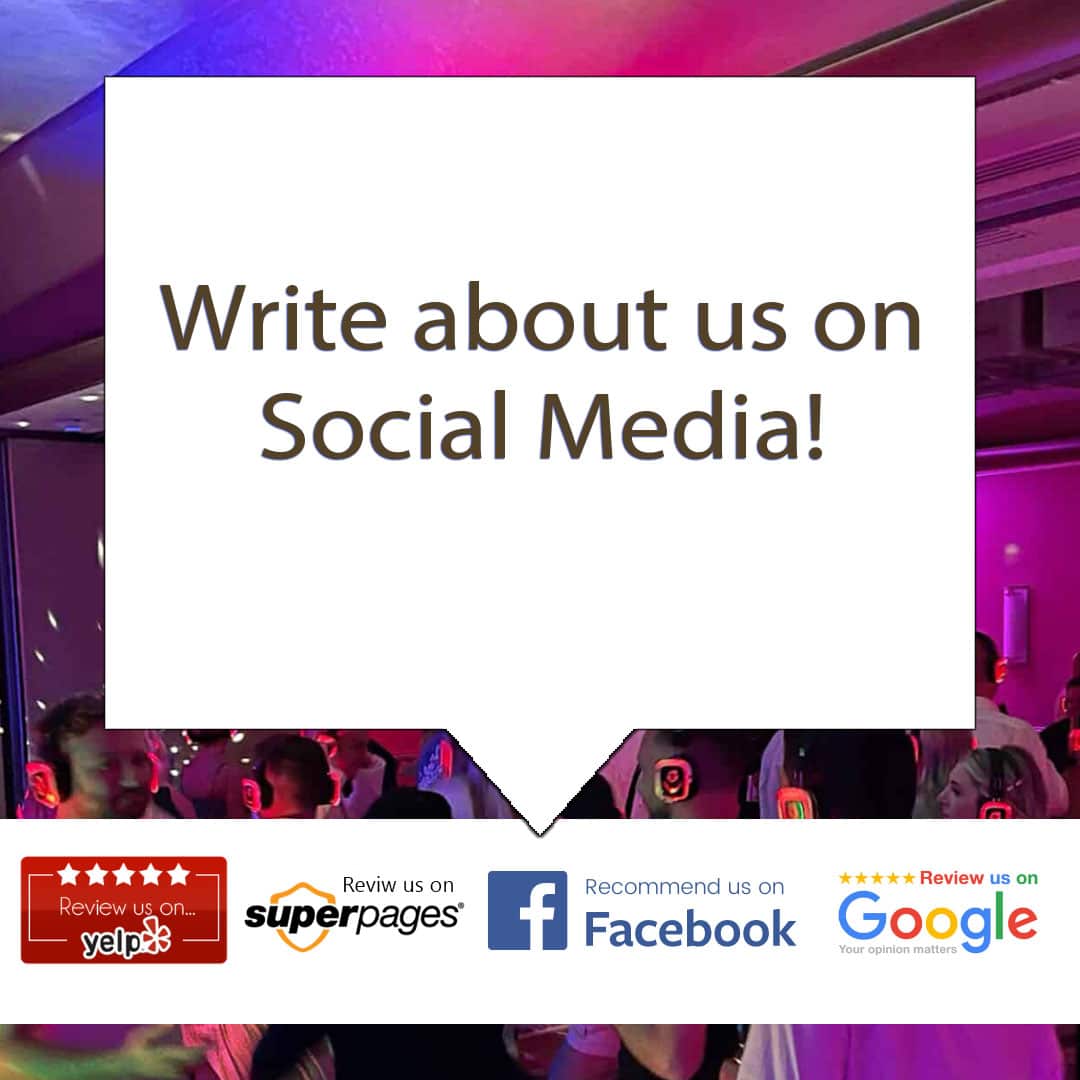 Write about us on Social Media