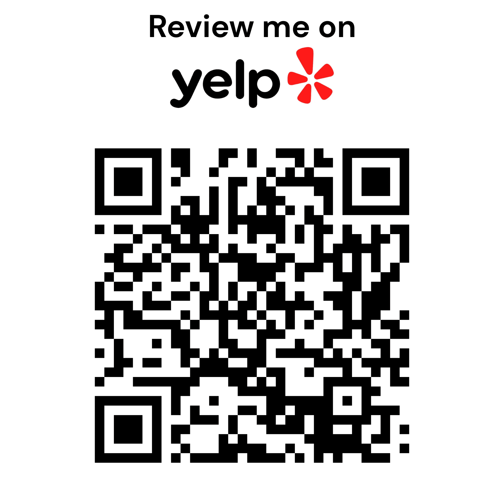 yelp QRcode Scott Topper